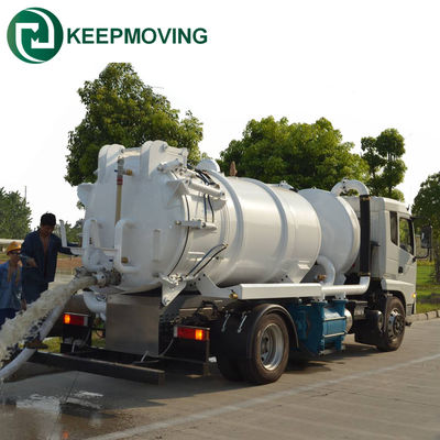 quality  Dongfeng new to 10CBM vacuum sewage suction truck septic tank vacuum sewage suction truck 4CBM factory