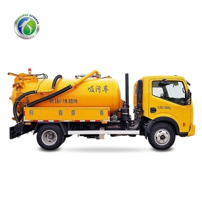 Separation of &amp;amp; 4500l filtering system septic tank trucks sewage disposal vehicle vacuum truck body for sale
