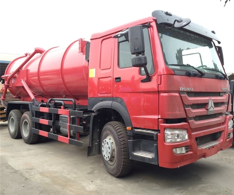 6x4 Sinotruck Howo 16 Cubic Sewage Suction Truck 16Cbm