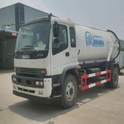 Carbon Steel. Stainless Steel Japanese FTR 4x2 8m3 Sewage Vacuum Fecal Suction Collecting Truck Septic Tank Pumping Trucks