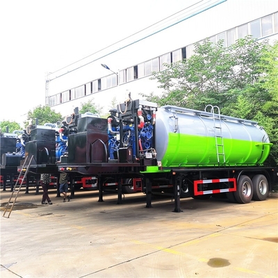 Truck Trailer 22cbm Vacuum Tank Sewage Suction Trailer
