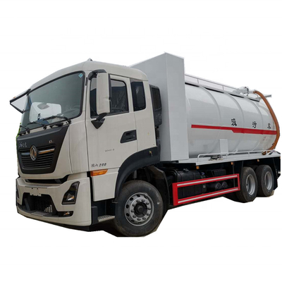 Carbon Steel Dongfeng 20CBM Vacuum Waste Sucking Sewer Cleaning Sewage Suction Truck For Sale