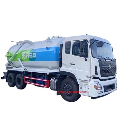 Q235 Carbon Steel Euro VI 6X4 16000liters Heavy Duty Vacuum Sewage Tanker Truck For Sale