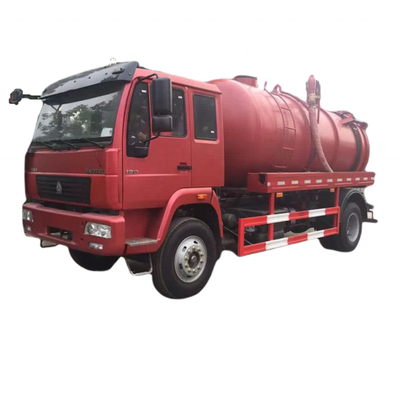Sinotruk Carbon Steel Q235 Stainless Steel 10 Ton Truck Vacuum Sewage Suction Septic Truck For Sale